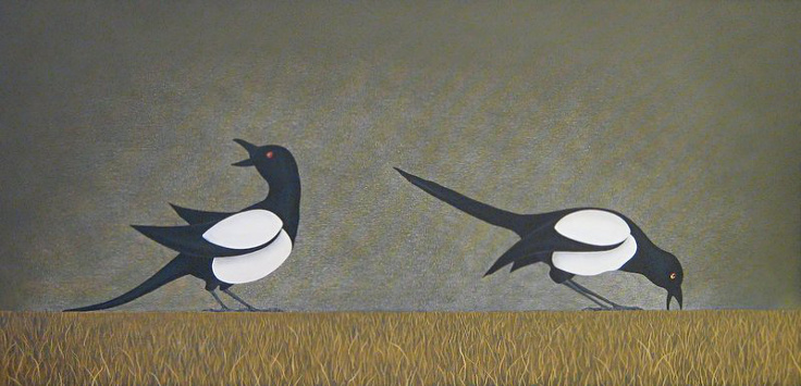 Pyrst� tarttui, nokka nousi. Nokka tarttui, pyrst� nousi. 